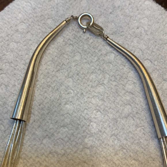 STC liquid silver southwest necklace - Picture 3 of 7